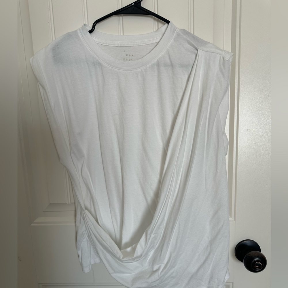 A New Day White wrapped shirt